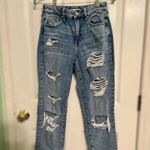 Pac Sun Distressed Mom Jean Size 0